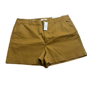 Loft The Washed Twill Shorts  Size 16  NWT